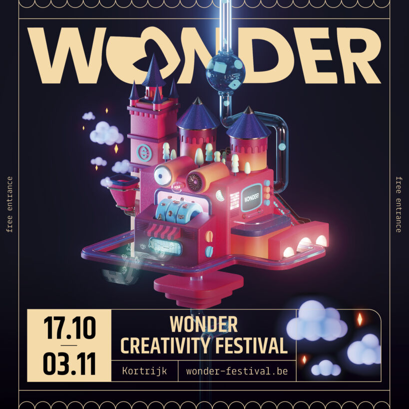 Wonder square 1080x1080px text